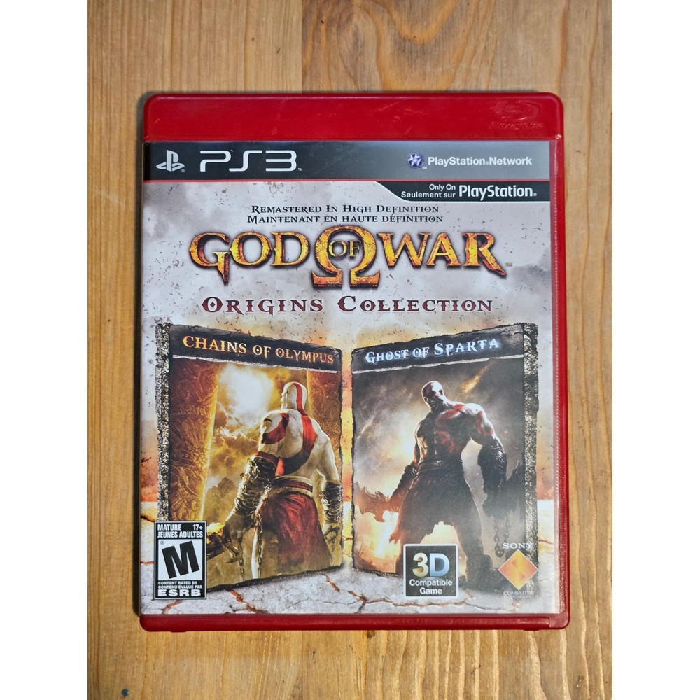 God of War Origins Collection Sony PS3 PlayStation 3 Chains Olympus Ghost Sparta